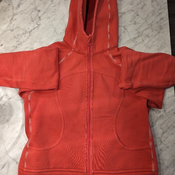Lululemon Vintage Scuba Hoodie Women size 8 Pink - Picture 4 of 10